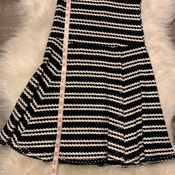 Forever 21 Eight Sixty Black Stripe Skater Dress - Picture 9 of 9